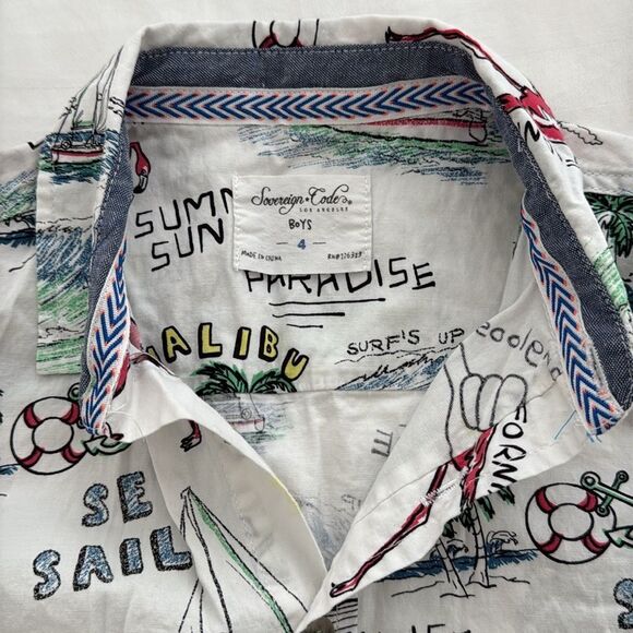 Boys short sleeve button down - Picture 3 of 6